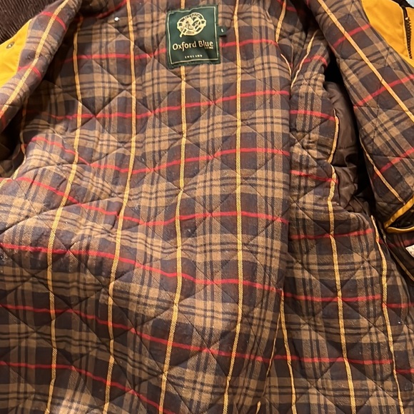 W18 - Men's Knightsbridge Staywax Jacket - MUSTARD size large - Picture 9 of 9